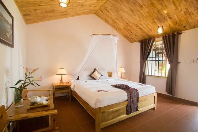 Family Bungalov, Bahçe Manzaralı (2 King Beds)