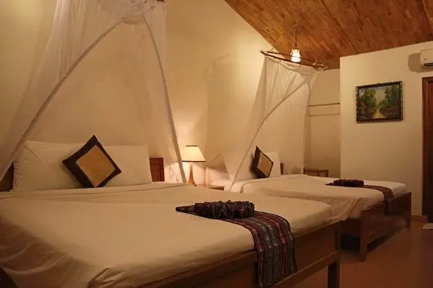Family Bungalov, Bahçe Manzaralı (2 King Beds)