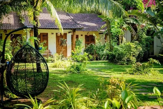 Family Bungalov, Bahçe Manzaralı (2 King Beds)