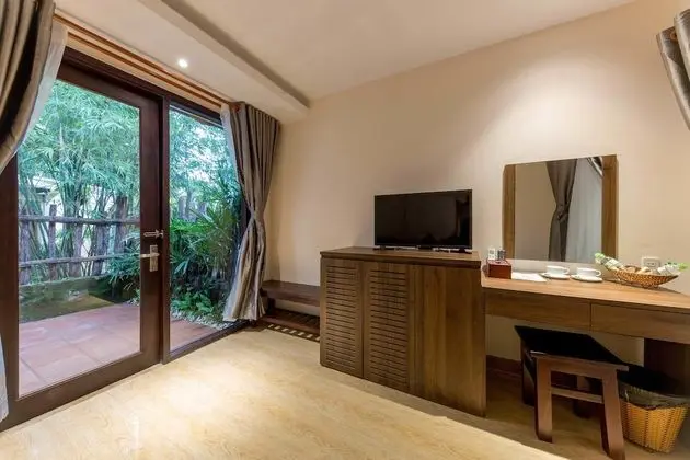 Bungalov, Balkon, Bahçe Manzaralı