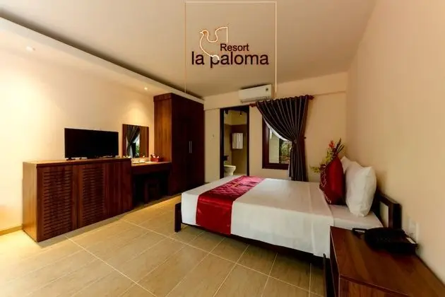 Bungalov, Balkon, Havuz Manzaralı