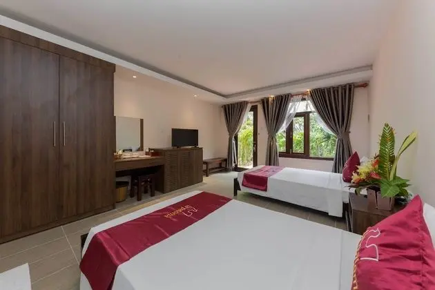 Family Bungalov, Balkon, Bahçe Manzaralı