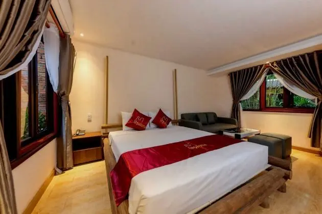 Family Bungalov, Balkon, Bahçe Manzaralı