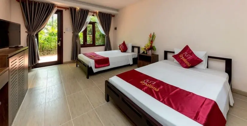 Family Bungalov, Balkon, Bahçe Manzaralı