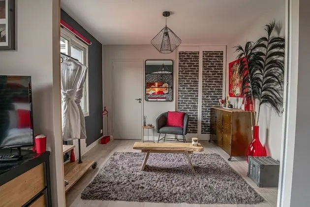 Design Tek Büyük Yataklı Oda, 1 Çift Kişilik Yatak, Park Manzaralı