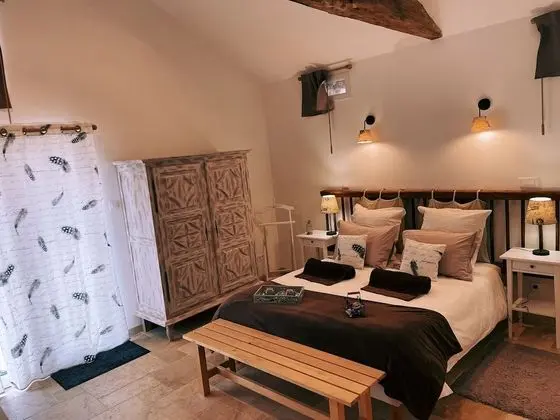 Comfort Tek Büyük Yataklı Oda, Özel Banyo (Chambre "Oiseaux")