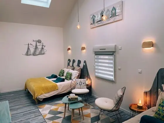 Comfort Üç Kişilik Oda, Özel Banyo (Chambre "Mer")