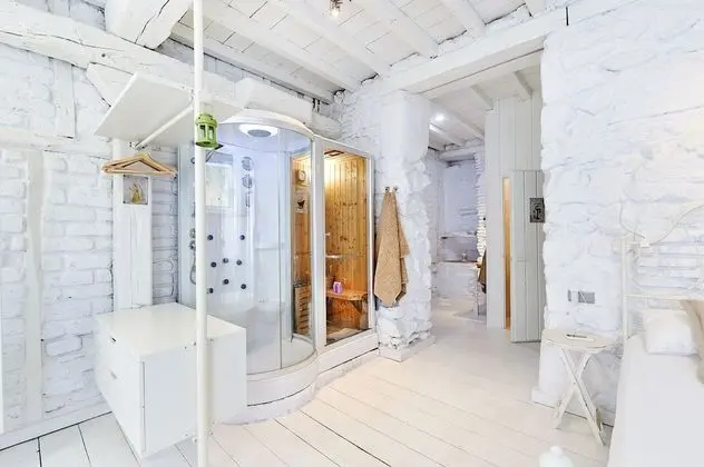 Tek Büyük Yataklı Oda, Sauna, Bahçeli (Habitación 3)