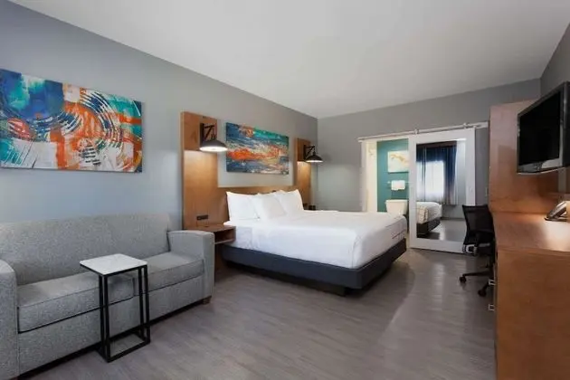 Oda, 1 En Büyük (King) Boy Yatak ve Çekyat, Sigara İçilmez (1 King Bed and 1 Sofa Bed)