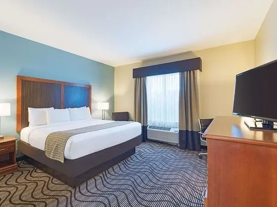 Deluxe Oda, 1 En Büyük (King) Boy Yatak, Engellilere Uygun (Mobility/Hearing, Roll-In Shower)