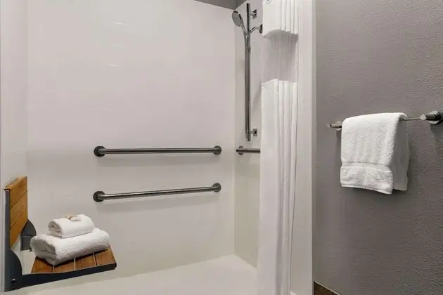 1 Queen Bed, Mobility/Hearing Accessible Room, Bathtub w/ Grab Bars, Non-Smoking