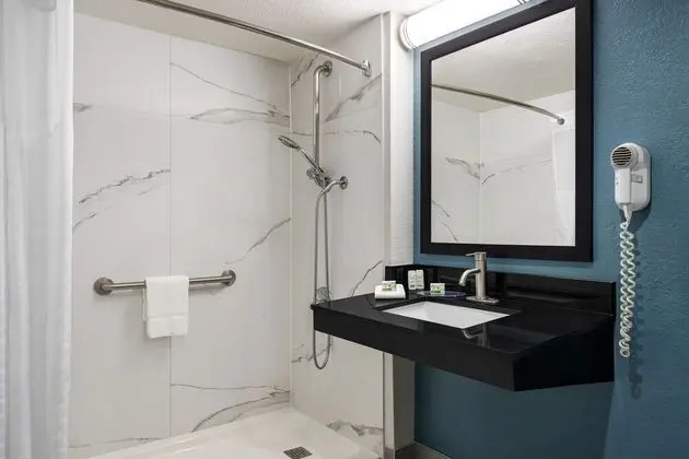 Oda, 2 Çift Kişilik Yatak, Engellilere Uygun, Sigara İçilmez (Mobility/Hearing, Roll-In Shower)