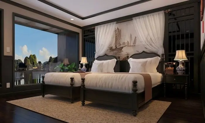 Premium Tek Büyük veya İki Ayrı Yataklı Oda, Balkon, Okyanus Manzaralı (Lan Ha Suite, 2D1N or 3D2N)