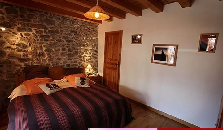 Comfort Tek Büyük Yataklı Oda, Özel Banyo, Dağ Manzaralı (La Montagnolle)