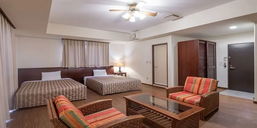 Deluxe İki Ayrı Yataklı Oda (hot spring fee included)