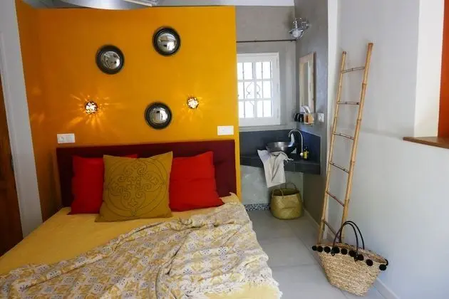 Tek Büyük Yataklı Oda, Teras, Bahçe Manzaralı (Salin)