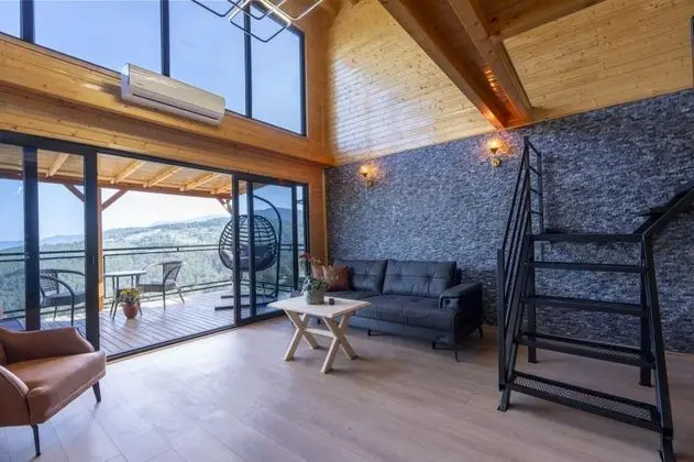 Deluxe Bungalow 1+1, Dağ Manzaralı, Jakuzili ve Verandalı