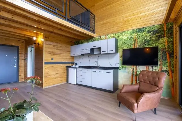 Deluxe Bungalow 1+1, Dağ Manzaralı, Jakuzili ve Verandalı