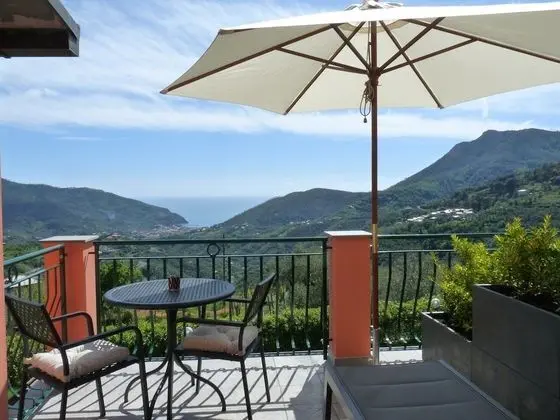Tek Büyük Yataklı Oda, Balkon, Deniz Manzaralı (Vernazza)