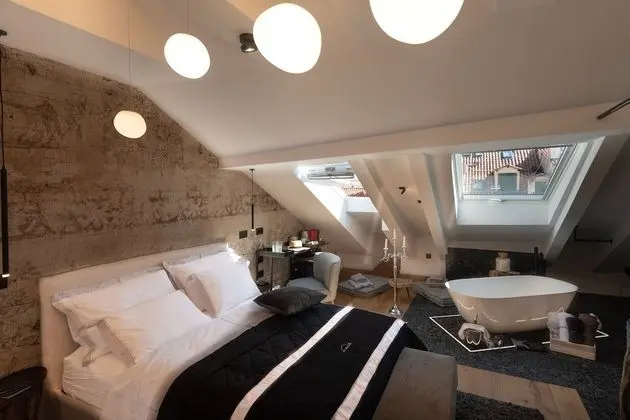 Romantic Tek Büyük Yataklı Oda, 1 En Büyük (King) Boy Yatak, Küvet