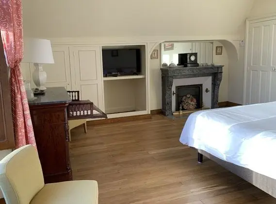 Tek Büyük Yataklı Oda, Banyolu/Duşlu, Park Manzaralı (Chambre Rose)