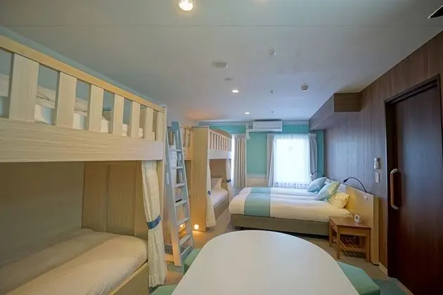 Deluxe Oda, Birden Çok Yatak (Spacious Bathroom, 2 Bunk+2 Twin Beds)