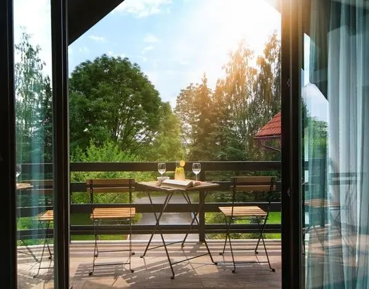 Deluxe Apart Daire, Balkon