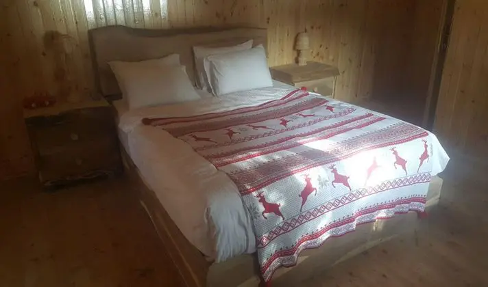 Şömineli Bahçe Bungalov Oda
