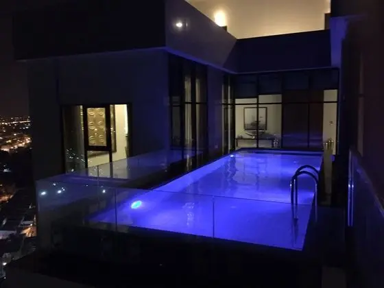 Çatı Katı Süiti (Penthouse), 3 Yatak Odası, Kişiye Özel Havuzlu, Şehir Manzaralı (Amiri)
