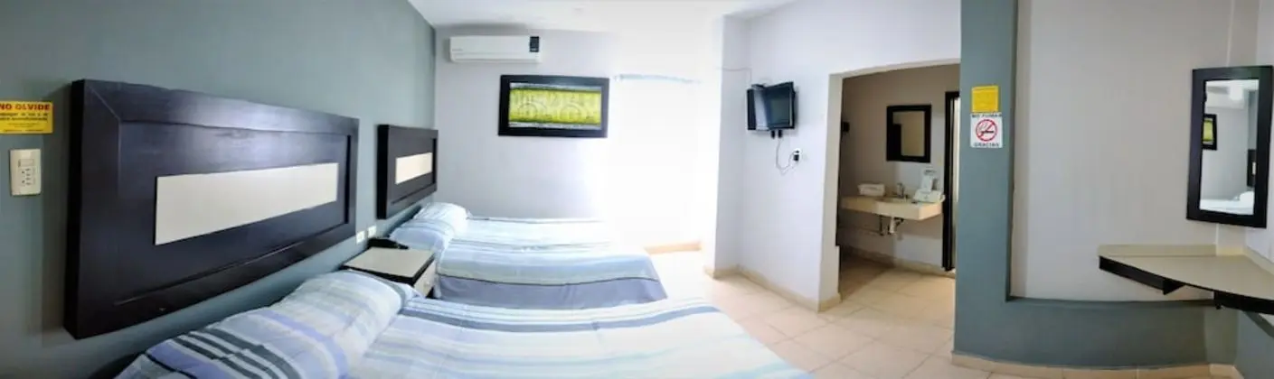 Tek Büyük Yataklı Oda, 2 Çift Kişilik Yatak