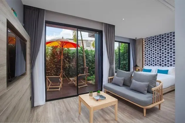 Deluxe Tek Büyük Yataklı Oda, Bahçe Manzaralı