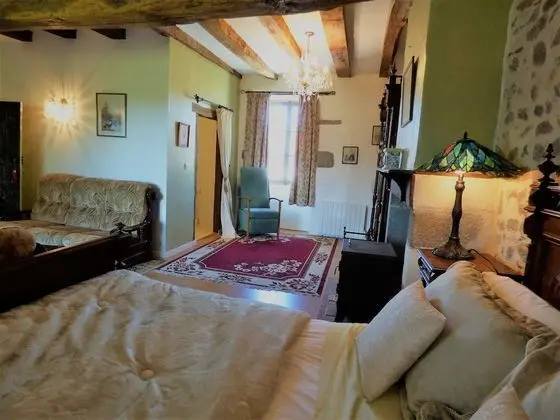 Luxury Dört Kişilik Oda, 1 Yatak Odası, Balkon, Bahçe Manzaralı