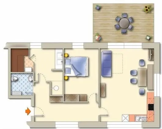 Superior Apart Daire, 1 Yatak Odası, Engellilere Uygun, Sauna