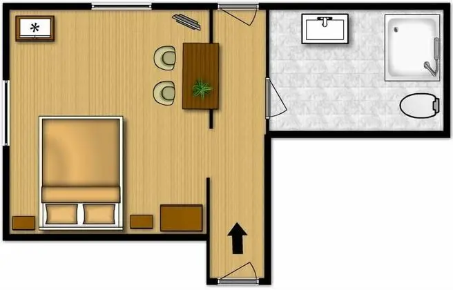 Tek Büyük Yataklı Oda