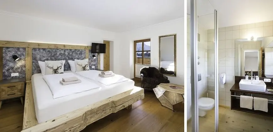 Tek Büyük Yataklı Oda, Balkon, Dağ Manzaralı
