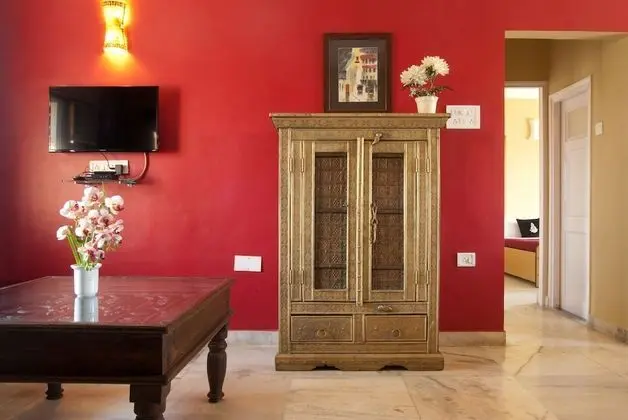 Deluxe Apart Daire, 2 Yatak Odası, Mutfak, Avlu Manzaralı