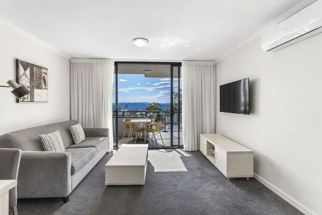Deluxe Apart Daire, 1 Yatak Odası, Küçük Mutfak, Koy Manzaralı