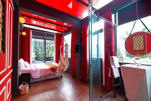 Deluxe Tek Büyük Yataklı Oda, Balkon, Şehir Manzaralı