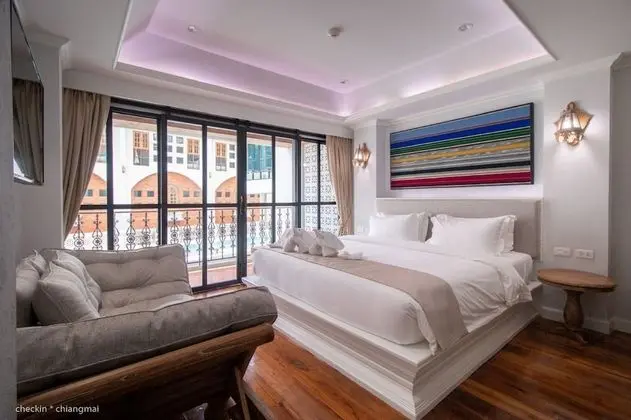 Deluxe Tek Büyük Yataklı Oda, 1 Çift Kişilik Yatak (Lanna Deluxe)