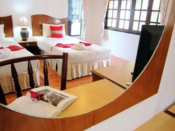 Deluxe Tek Büyük veya İki Ayrı Yataklı Oda, Bahçe Manzaralı