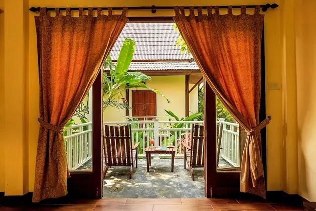 Deluxe Bungalov, Bahçe Manzaralı