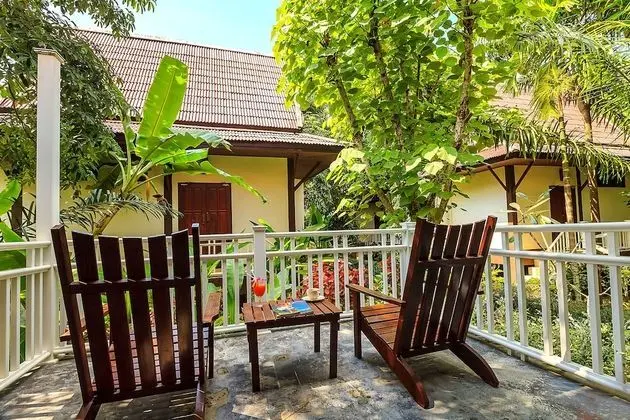 Deluxe Bungalov, Bahçe Manzaralı