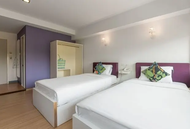 Family Tek Büyük veya İki Ayrı Yataklı Oda, 2 Yatak Odası, Şehir Manzaralı