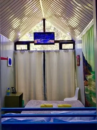 Oda, 1 Büyük (Queen) Boy Yatak (Modern Cabana)