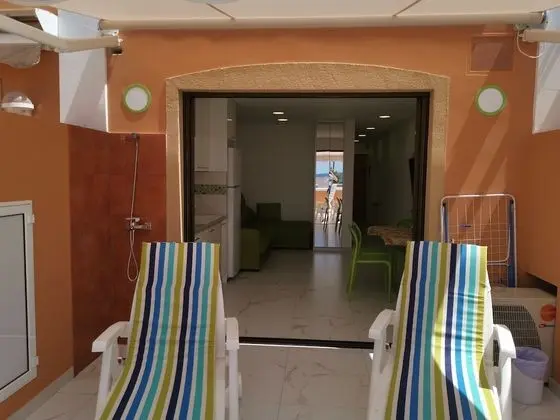 Panoramic Apart Daire, 1 Yatak Odası, Kısmi Deniz Manzarası, Denize Sıfır (A008 Las Vistas TRG)