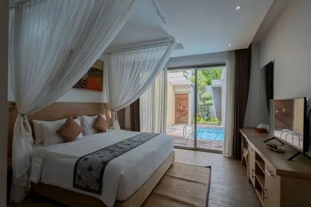 Villa, 2 Yatak Odası, Kişiye Özel Havuzlu (Two Bedroom Private Pool Modern Villa)