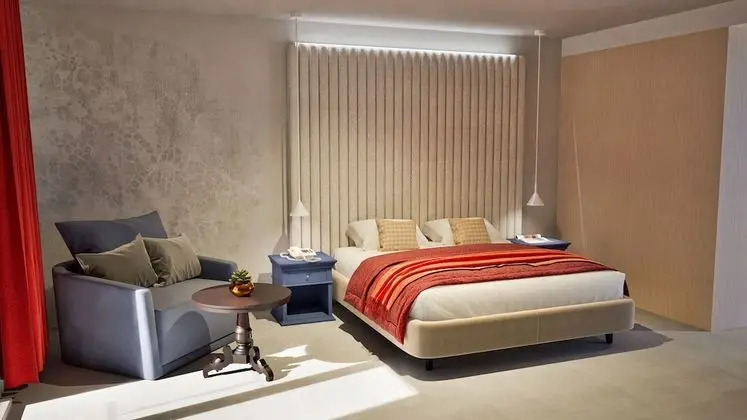Standard Double Room, Side Sea View
