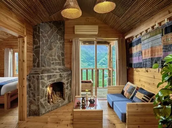 Family Bungalov, Şömine, Dağ Manzaralı