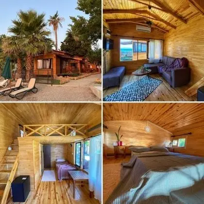 Bungalow, Deniz veya Bahçe Manzaralı, Asma Kat