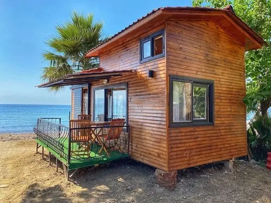 Deluxe Bungalov, Şömine, Denize Sıfır